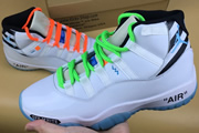 Off-White x Air Jordan 11 Retro Custom White Legend Blue